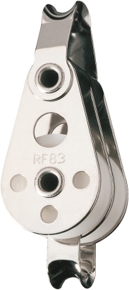 RF83 Ronstan Utility 30mm, 2-schijfsblok, beugel, hondsvot