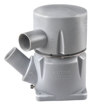 Kunststof waterlock MGS inlaat 152mm-45 gr uitl 152mm