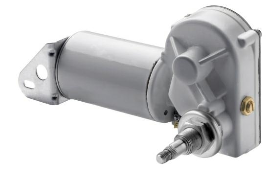 Ruitenwissermotor 12V korte as 1", DIN aansl.