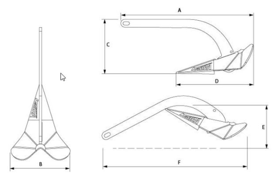 Kobra anker inklapbare schacht 4 kg