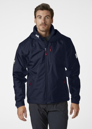 CREW HOODED MIDLAYER JACKET 597 NAVY
