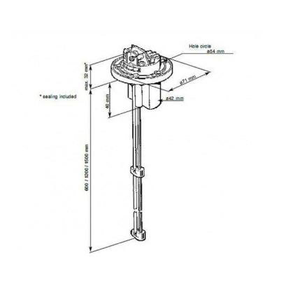 Tankgever drinkwater 80-600 MM