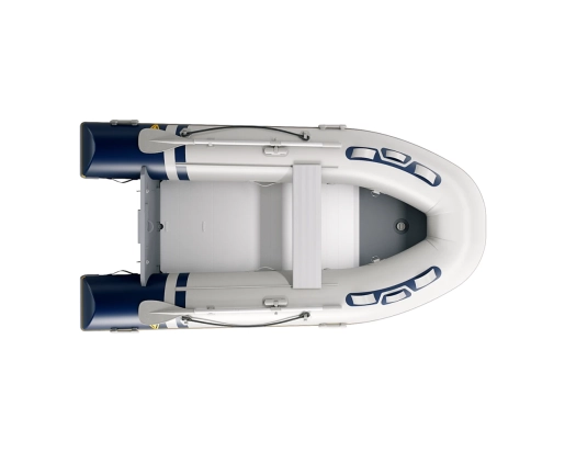 boot Explorer 2,7m. alu deck grijs en blauw