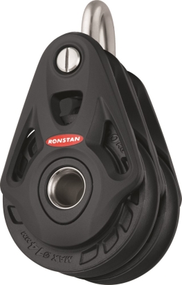 RF74202 Ronstan Core 75mm, 2-schijfsblok, beugel