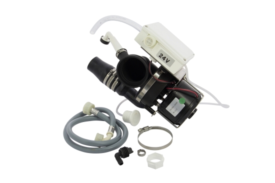 Set: 24V motor HATO1 incl. pomp + versnijder