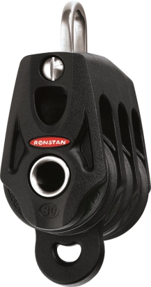 RF35312 Ronstan Orbit 30mm 3-schijfsblok, hondsvot
