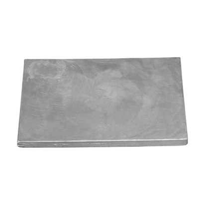 Zinc Solid plate without holes  300x200x20