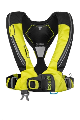 DW-LJH6D/ACY/HRS Deckvest 6D 170N, citrus geel, quick release