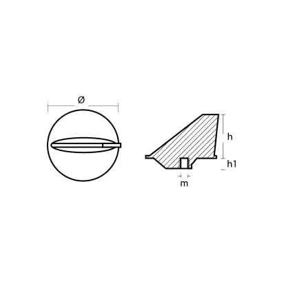 AL Skeg for Mariner 40-60 HP Yamaha 55 HP