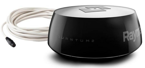 Quantum Q24D 45cm Doppler radar incl. 10mtr voedingskabel en 10mtr datakabel, kleur zwart