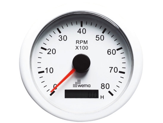 TACHO 4000W/UREN METER 12/24V