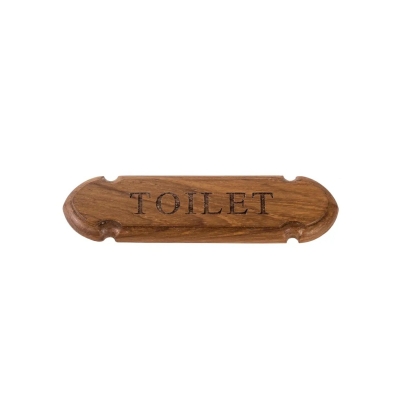 Naamplaat TOILET