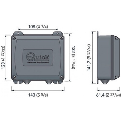 Quick Receiver 2-kanaals 10,5-31V/15A - 433MHz