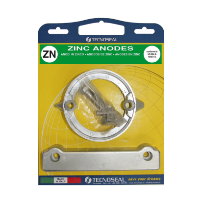 Zinc Volvo kit 280 Duo Prop in zinc with hardware