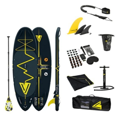 Yellow V iSUP board Heartbeat 8 "IGUAZU" 250x75x10cm complete set