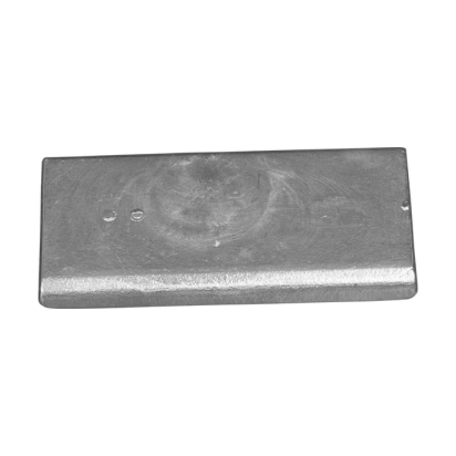 Zinc Solid plate without holes  200x100x20