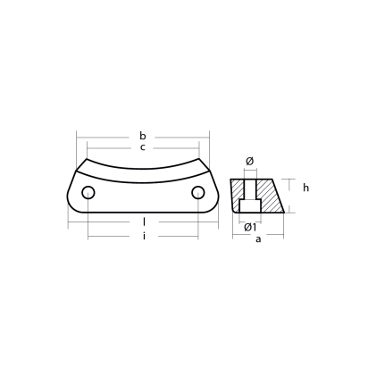 MG Volvo Penta Bar for  DPH outdrive