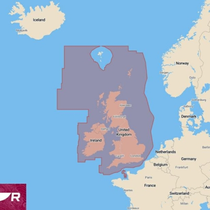 LightHouse chart (preloaded met United Kingdam & Ireland charts) op 32 Gb micro SD card