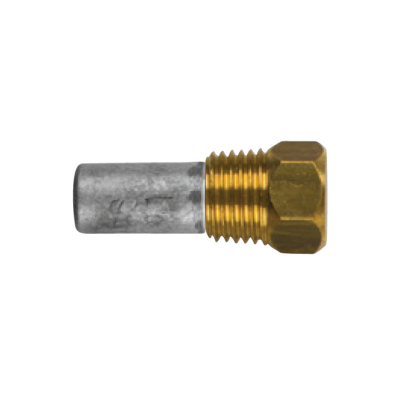 Zinc Yamaha pencil anode Ø12 L.52  complete with brass plug  th.3/8''NPT