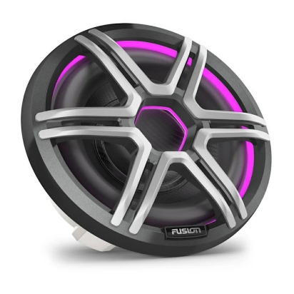Fusion Apollo™ subwoofer, 10-inch nautische subwoofer met LED-verlichting en grille in Sports Grey