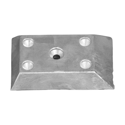 Zinc Plate for Hulls 122x81x20 - 1 hole