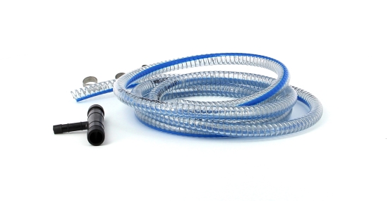 Polyester schroefas- koker l=500,incl lager 25mm