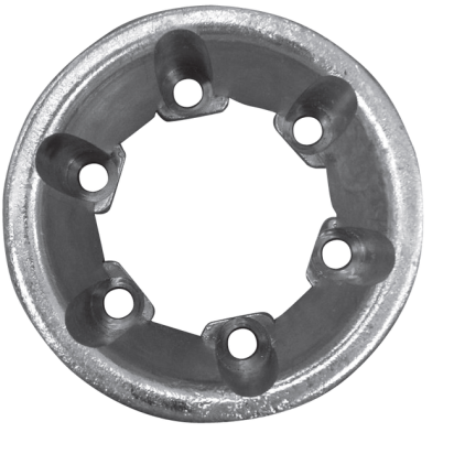Zinc Sevogear Propeller nut for sailyacht Wally