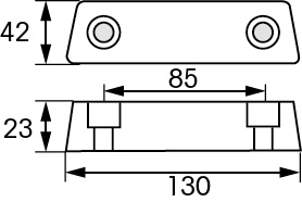 Motor anode Volvo Bar for Duo Prop