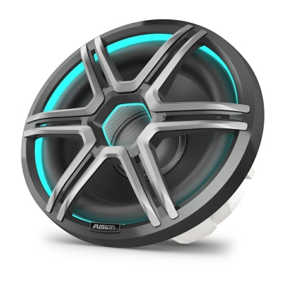 Fusion Apollo™ subwoofer, 12-inch nautische subwoofer met LED-verlichting en grille in Sports Grey