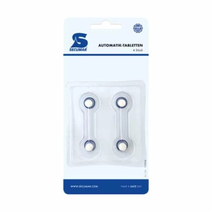 Smelttablet 4 stuks in blisterverpakking voor SECUMATIC 3001 S