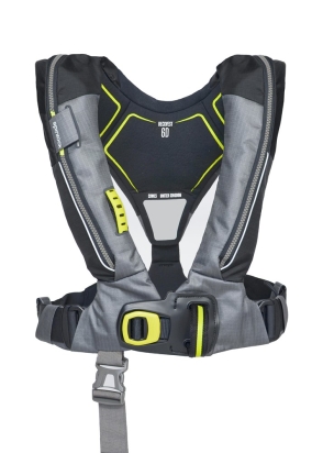 DW-LJH6D/A275/HRS Deckvest 6D 275N, steenkool grijs, quick release