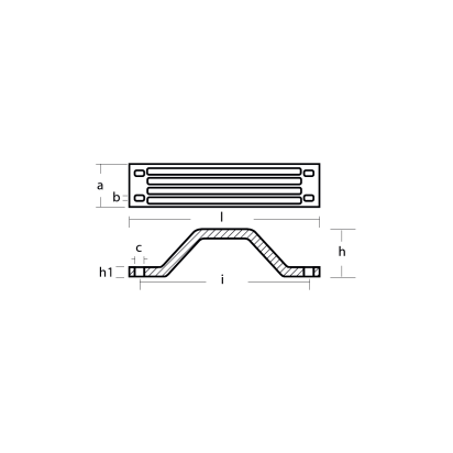 N.L.A. OXE - DIESEL Transom bracket anode - A