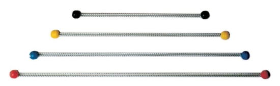 Zeilbinder 60cm, rode ballen