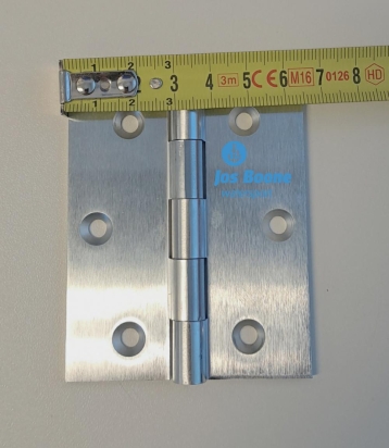 RVS scheepsscharnier 80x65mm
