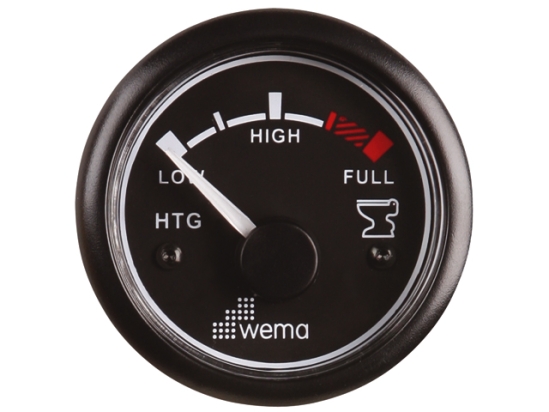 WEMA TANKMETER VUILWATER ZWART
