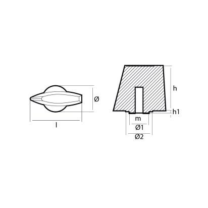 Zinc Skeg for engines - NOT AVAILABLE