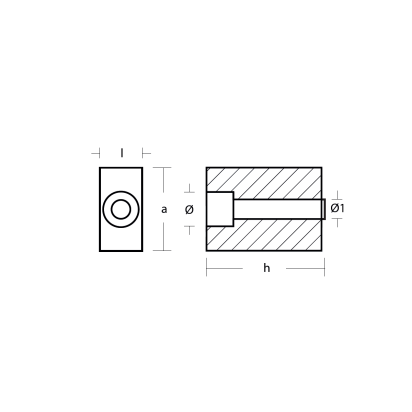 MG BRP Cube for Johnson 160-280 (V4-V6) Evinrude