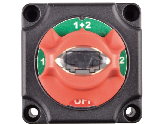 Accuschakelaar mini 300A OFF-1-BOTH-2