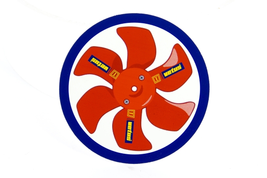 Sticker boegschroef symbool