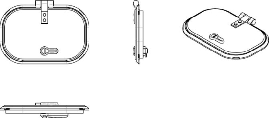 Planus vent. luik 340x210mm new lock