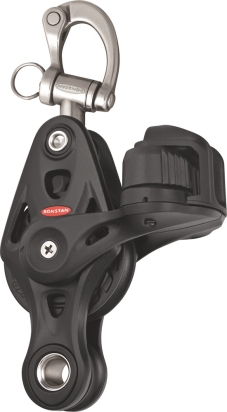 RF64523 Ronstan Core 60mm, vioolbok, swivel, hondsvot, klem, snapslu