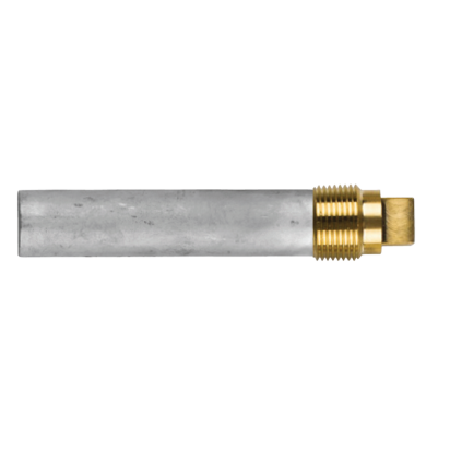 Zinc+Brass General Motors pencil anodeØ 19 L.85 complete with brass plug th.3/4''GAS CONICO