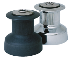 Antal Aluminium Winch W8 ( 1-speed )  Basis Ø110mm  Drum Ø70mm  H=103mm  Gewicht 1 5kg  Power Ratio