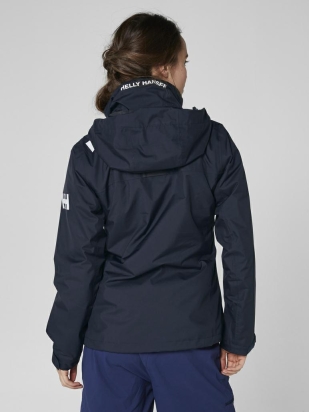 N.L.A. W CREW HOODED MIDLAYER JACKET 597 NAVY