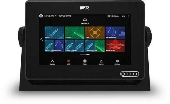 AXIOM+7 RV , 7" MFD met geïntegreerde RealVision 3D, 600W sonarmodule, Noord Europa LH-kaart