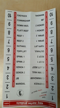 Stickervel tbv easylock stoppers