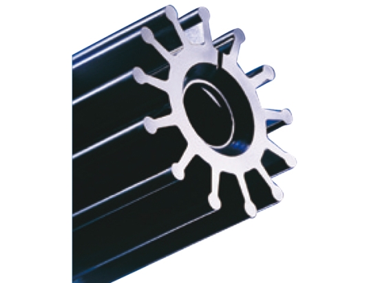 Neoprene inboard impeller double flat drive 1 met pakking & kap