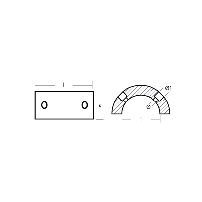 Zinc Gori collar for 3-blade shaft Ø18''-20''