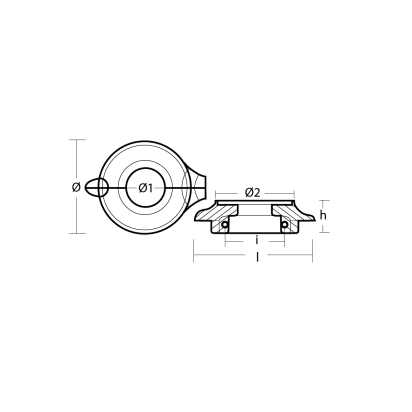 Zinc Volvo Penta Collar for Saildrive SD 130S/150S 2002 2003