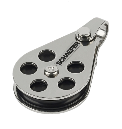 33-05 staaldraad blok rvs, schijf 51 mm